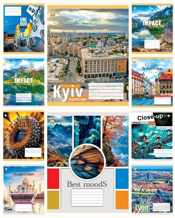 Зошити учнівські Тетрада ТЕ41300 Мікс 1 24 арк. 20 шт. в уп. (MTT-183949) Зошити учнівські Тетрада ТЕ41300 Мікс 1 24 арк. 20 шт. в уп. (MTT-183949)