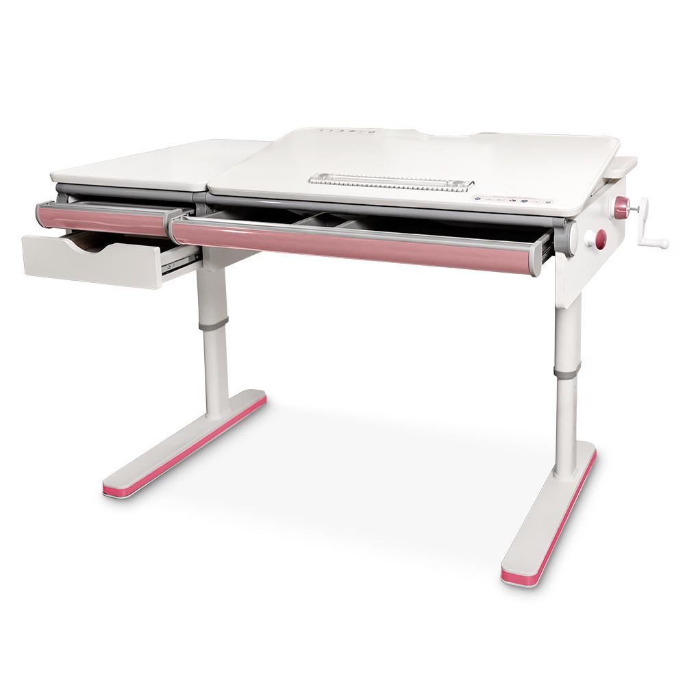 Шкільна ергономічна дитяча парта трансформер Mealux Montreal Multicolor Lite Білий (BD-670 W/MC Lite) - фото 3 Шкільна ергономічна дитяча парта трансформер Mealux Montreal Multicolor Lite Білий (BD-670 W/MC Lite) - фото 3