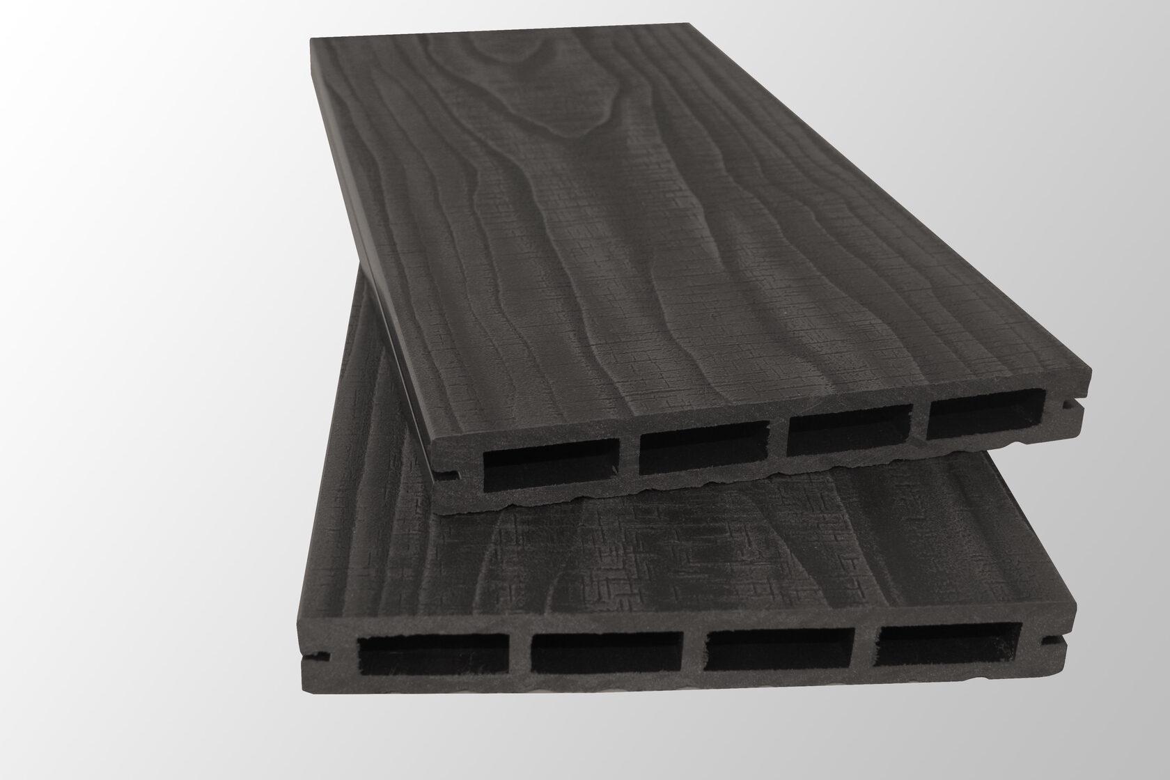 Дошка терасна Woodlux Step 3D Vintage 155х20х2200 мм Stone - фото 1