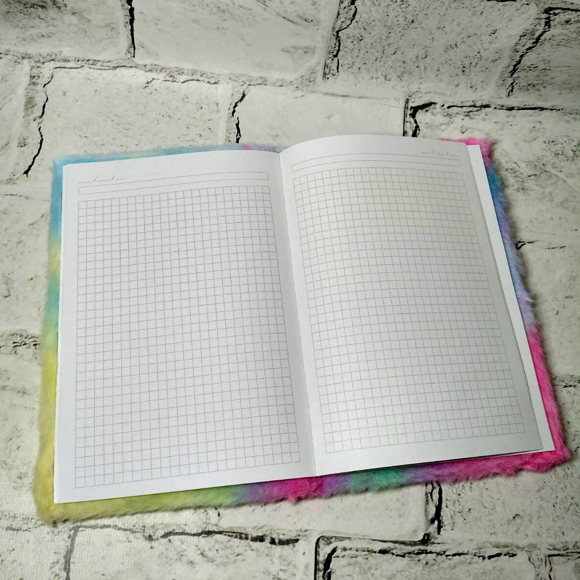 Блокнот Единорог пушистый 80 листов Цветной (MR-561-2) - фото 3 Блокнот Единорог пушистый 80 листов Цветной (MR-561-2) - фото 3