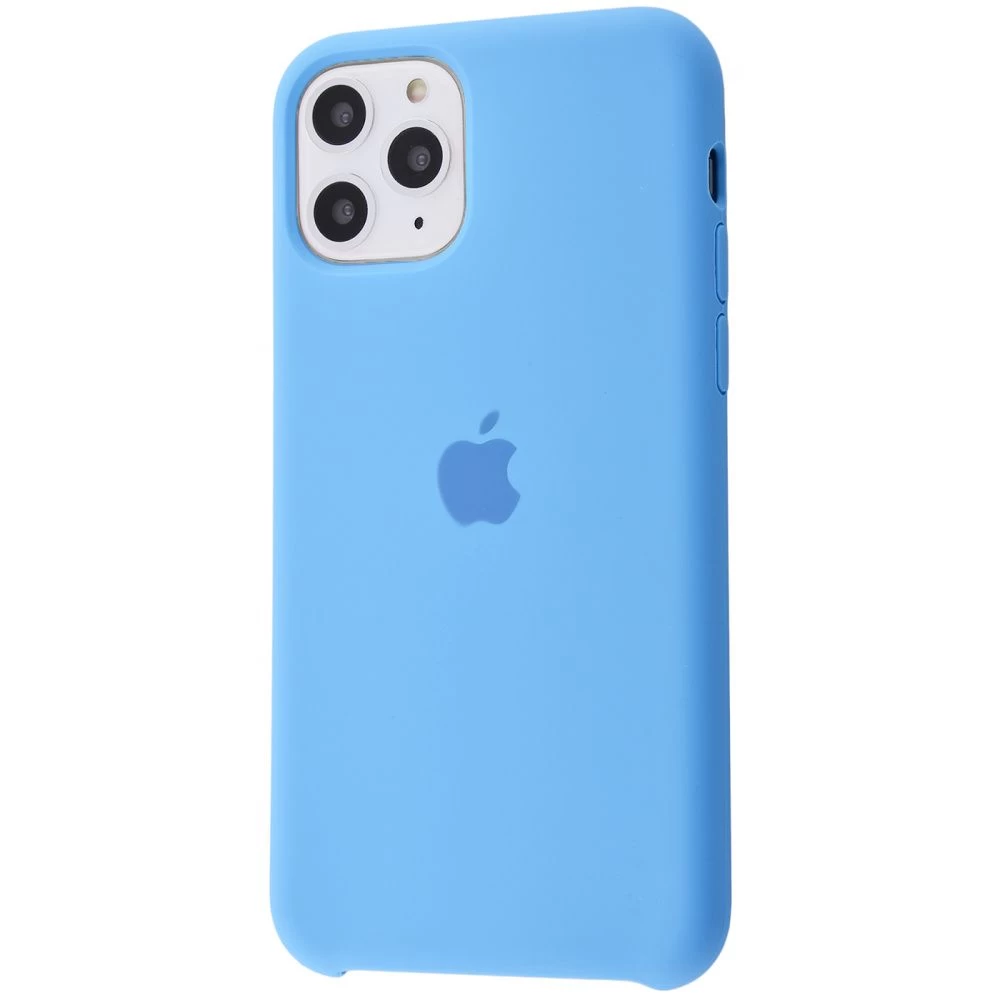 Силиконовый Чехол Накладка Silicone Case для iPhone 11 Pro Max Cornflower