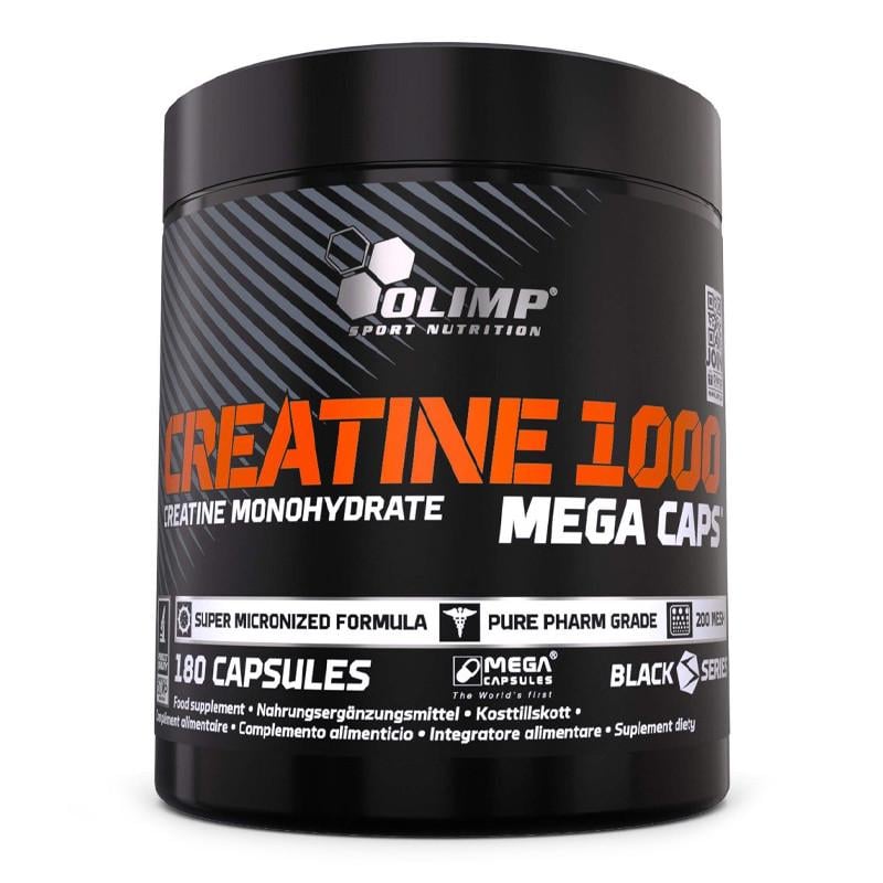 Креатин моногидрат Olimp Creatine 1000 Mega Caps 180 капс. (22989-01)