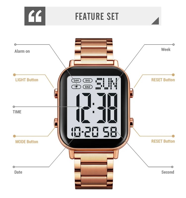 Годинник наручний Skmei 2259 Silver/White (18479) - фото 7