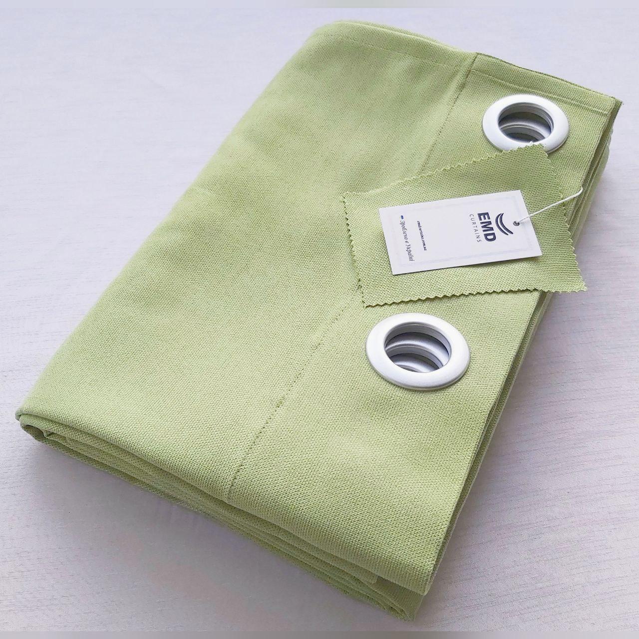 Шторы на серых люверсах с подхватами микровелюр 150x250 см 2 шт. Светло-зеленый (5801207-МТ22/150-GR) - фото 7 Шторы на серых люверсах с подхватами микровелюр 150x250 см 2 шт. Светло-зеленый (5801207-МТ22/150-GR) - фото 7