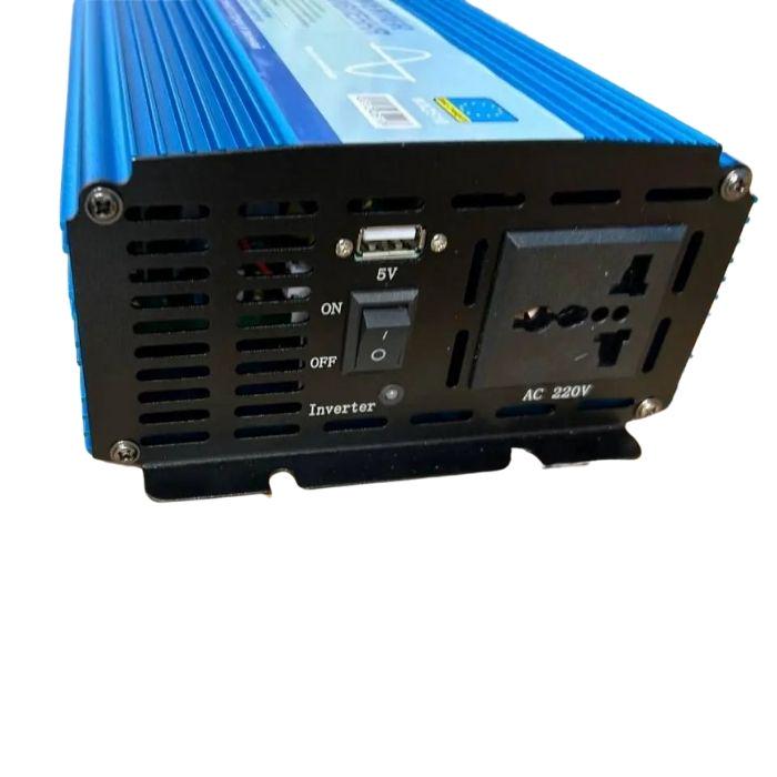 Инвертор Power Inverter Wimpex 2000W 12V-220V UPS чистая синусоида с подзарядкой (WX-2100S) - фото 3