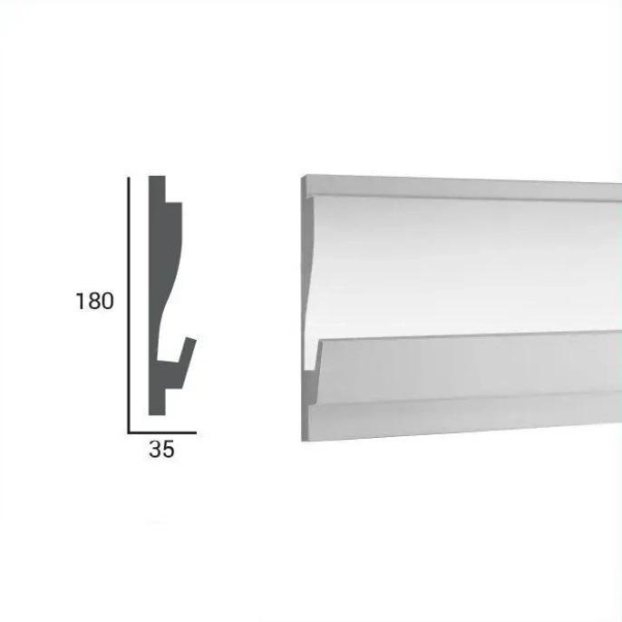 Карниз стельовий Tesori для LED освітлення 180x35x1150 мм (KD 405) - фото 4