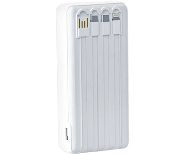 Батарея дополнительная Denmen DP20 20000 mAh White - фото 2