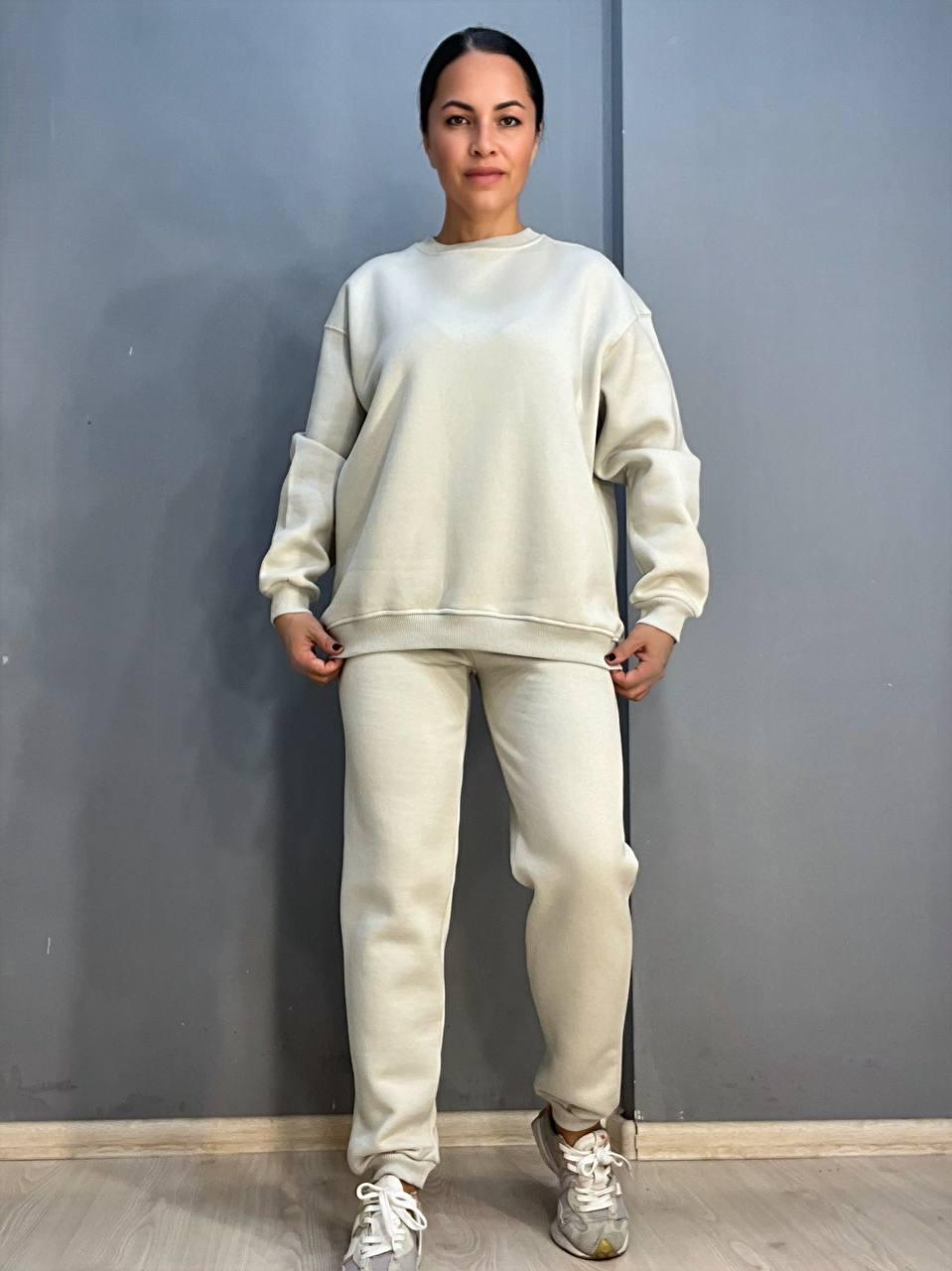 Свитшот женский PEPPER MINT 24-14 базовый простой удлиненный оверсайз L Светло-серый (2866) - фото 10 Свитшот женский PEPPER MINT 24-14 базовый простой удлиненный оверсайз L Светло-серый (2866) - фото 10