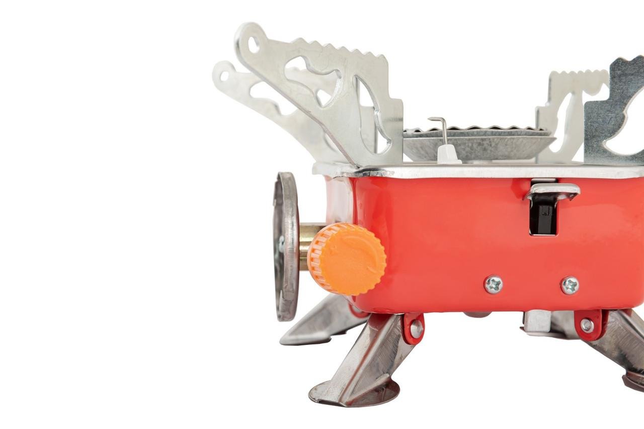 Плита туристична газова з п'єзопідпалом розкладна 2,8 кВт 145 г/год. 42 Bar G30/G31 I3В/P 50 - фото 2 Плита туристична газова з п'єзопідпалом розкладна 2,8 кВт 145 г/год. 42 Bar G30/G31 I3В/P 50 - фото 2