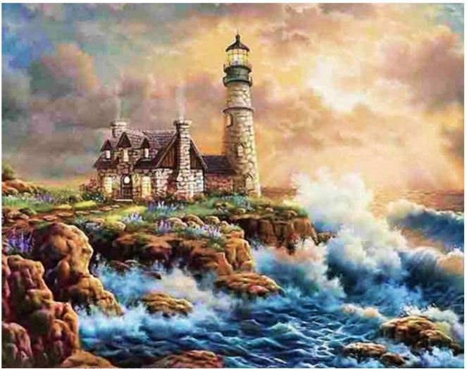 Алмазная мозаика Cornix Art AY35 40x30 см (4299)