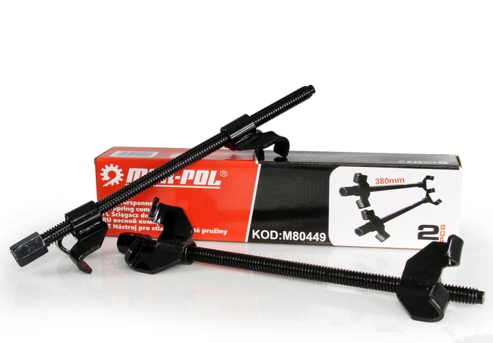 Стяжки пружин двухзахватные Mar-Pol M80449 380 мм 80-320 мм 2 шт. (M80449)