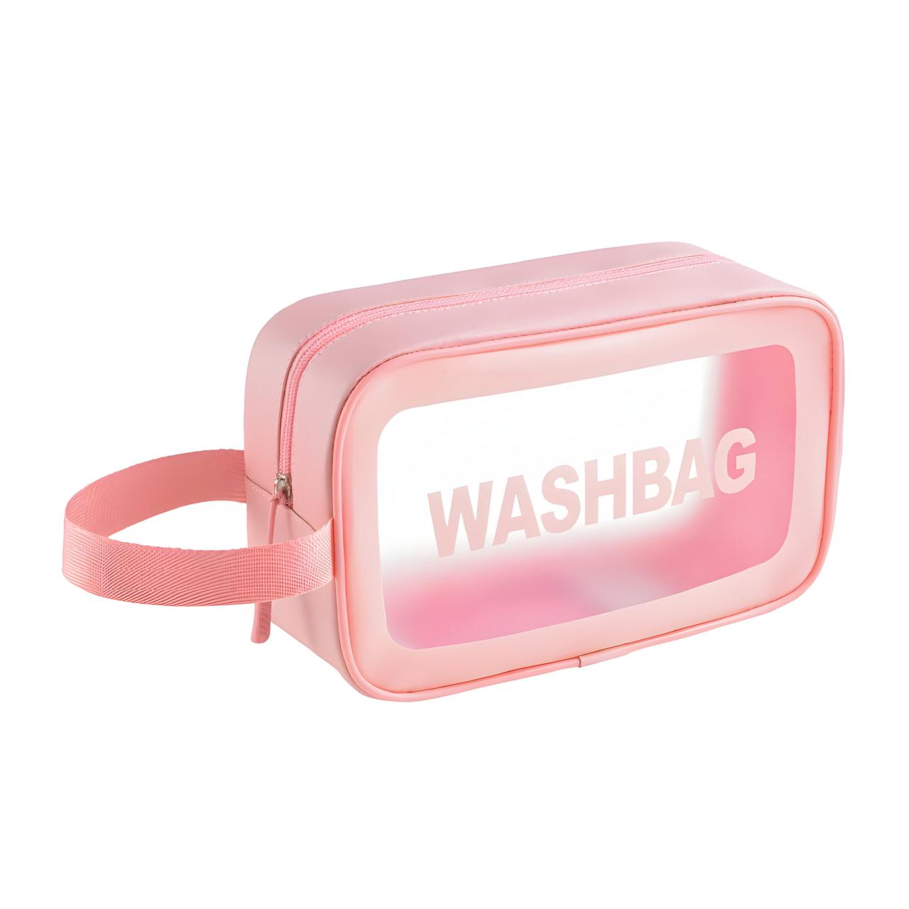 Косметичка женская Washbag 27х16х8 см Розовый (25-587)