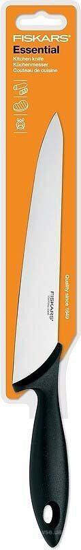 Ніж кухонний Fiskars Essential нержавіюча сталь/пластик 21 см (ERC-1065566) - фото 2