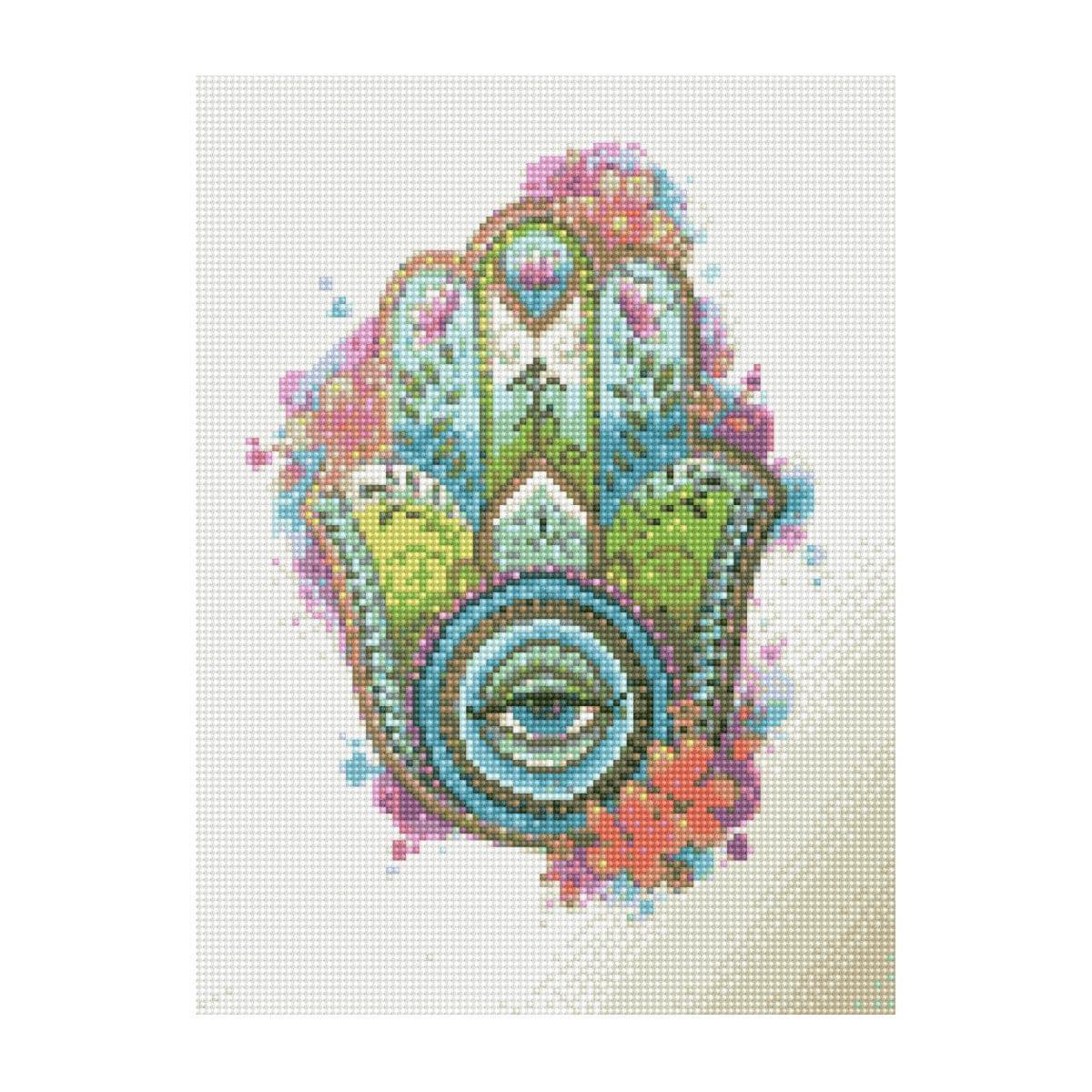 Алмазная мозаика Strateg Цветочный амулет 30х40 см HX016 (HX016)