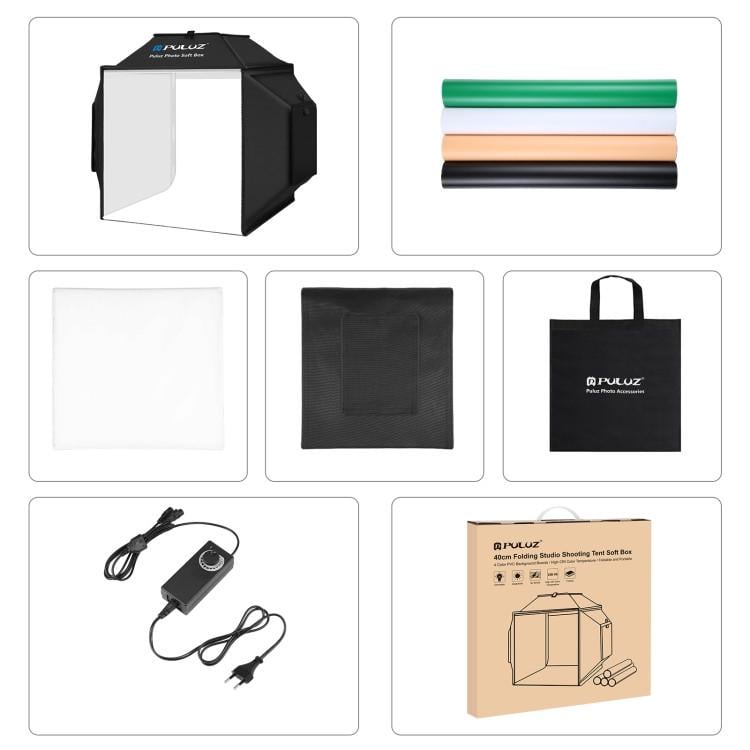 Лайтбокс Puluz PU5042EU 480 LED CRI 95+ 72 Вт 40 см (2264139771) - фото 5 Лайтбокс Puluz PU5042EU 480 LED CRI 95+ 72 Вт 40 см (2264139771) - фото 5