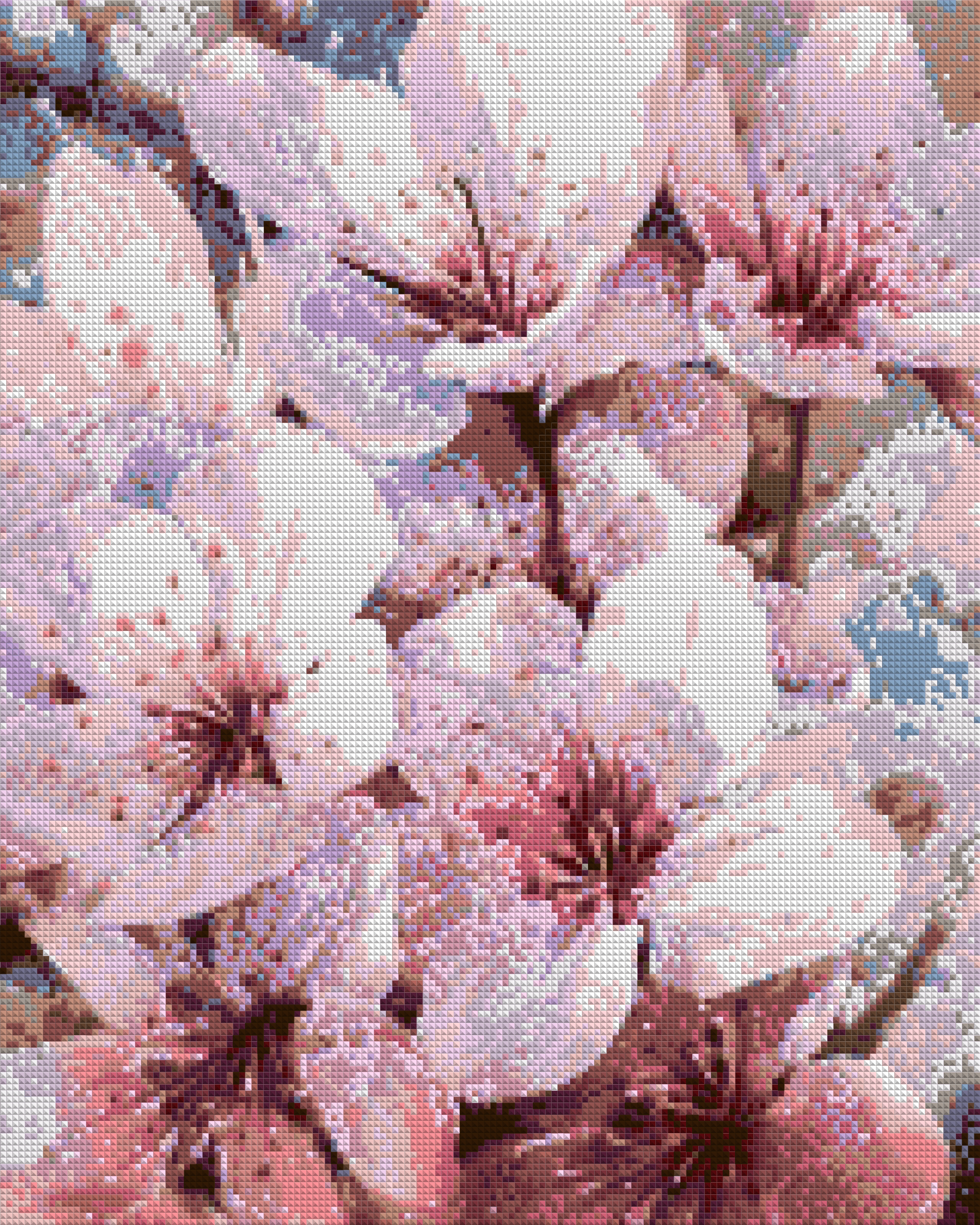 Набір алмазної мозаїки Цвіт яблуні 40х50 см (AS45205) - фото 2