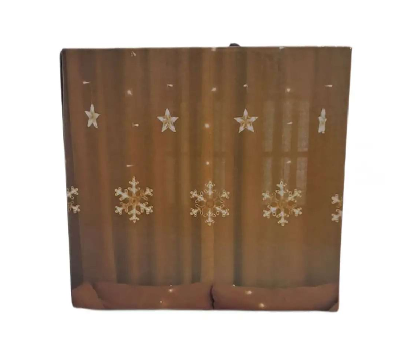 Гирлянда-штора Звезды размер 3х0,7 м 12 фигур Белый - фото 8 Гирлянда-штора Звезды размер 3х0,7 м 12 фигур Белый - фото 8