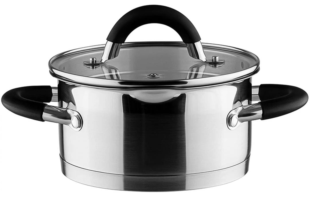 Каструля Vinzer Progresso 1,5 л з кришкою 16 см 50052