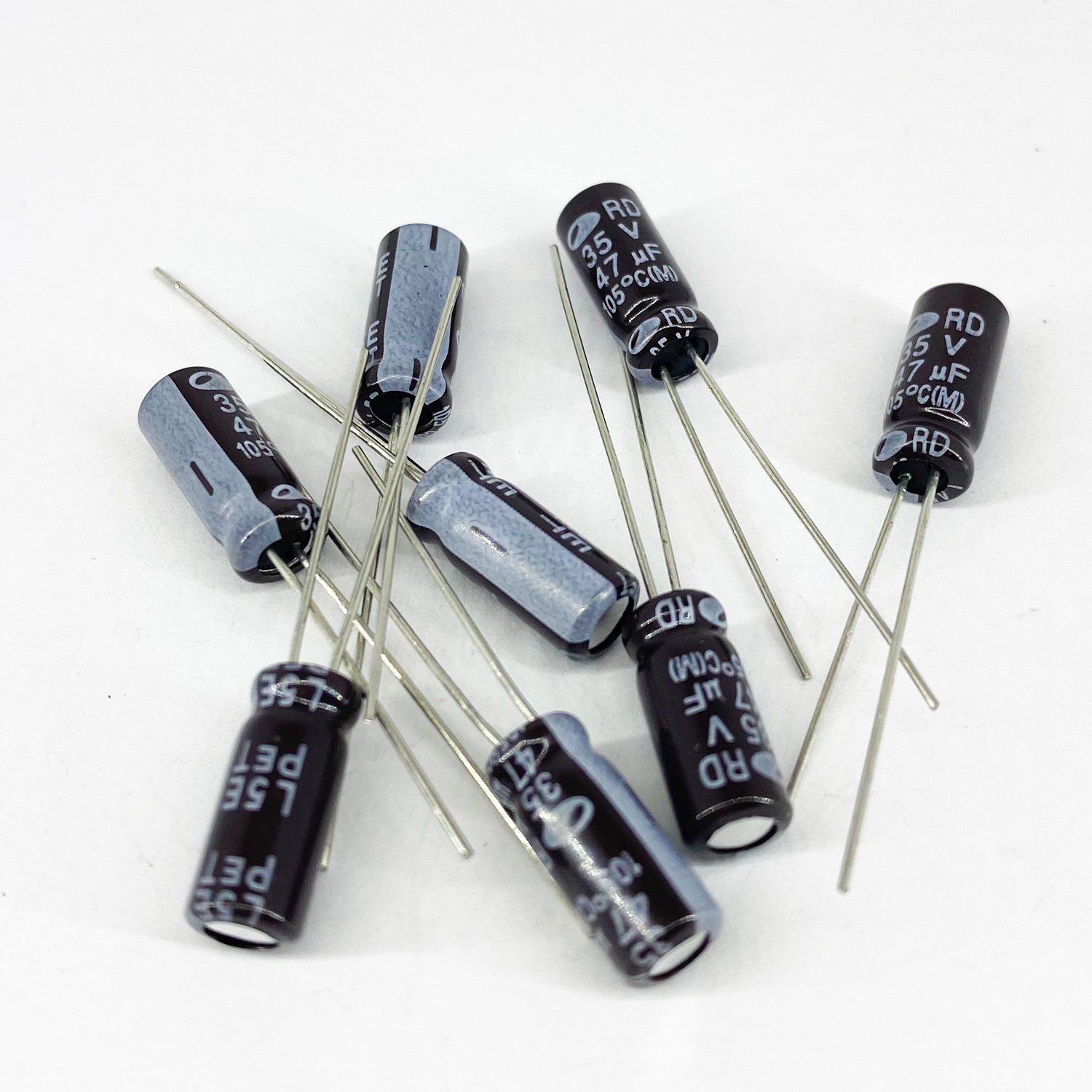 Электролитические конденсаторы Samwha 47 мкф 35V 5x11 мм 105 °C (5392)