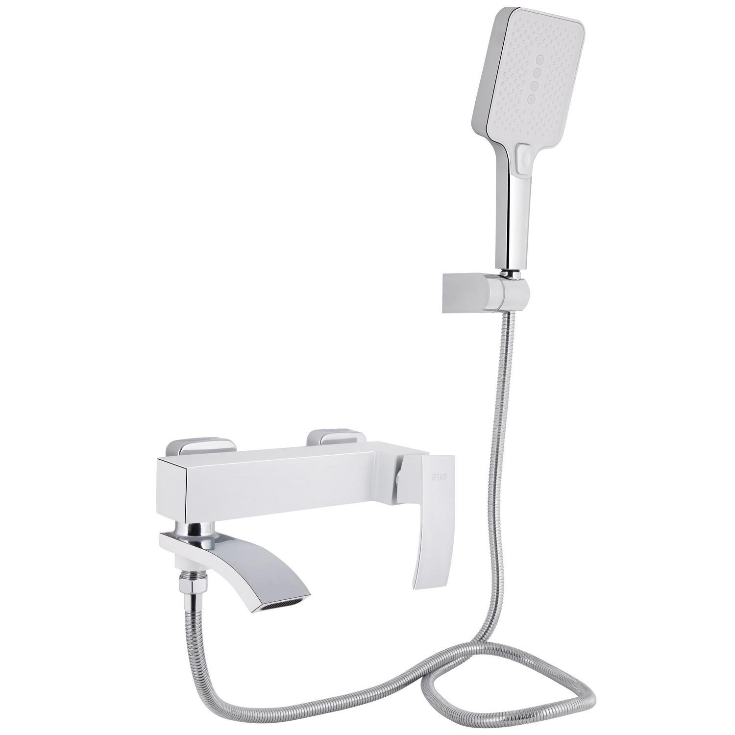 Змішувач для ванної Q-tap Swan Cascada QTSWA260CRW45569 одноважільний Хром (249406)