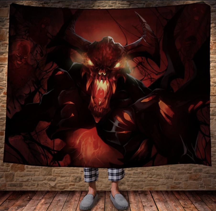 Плед с 3D принтом Дота Тень 150х200 см (epi_0171)