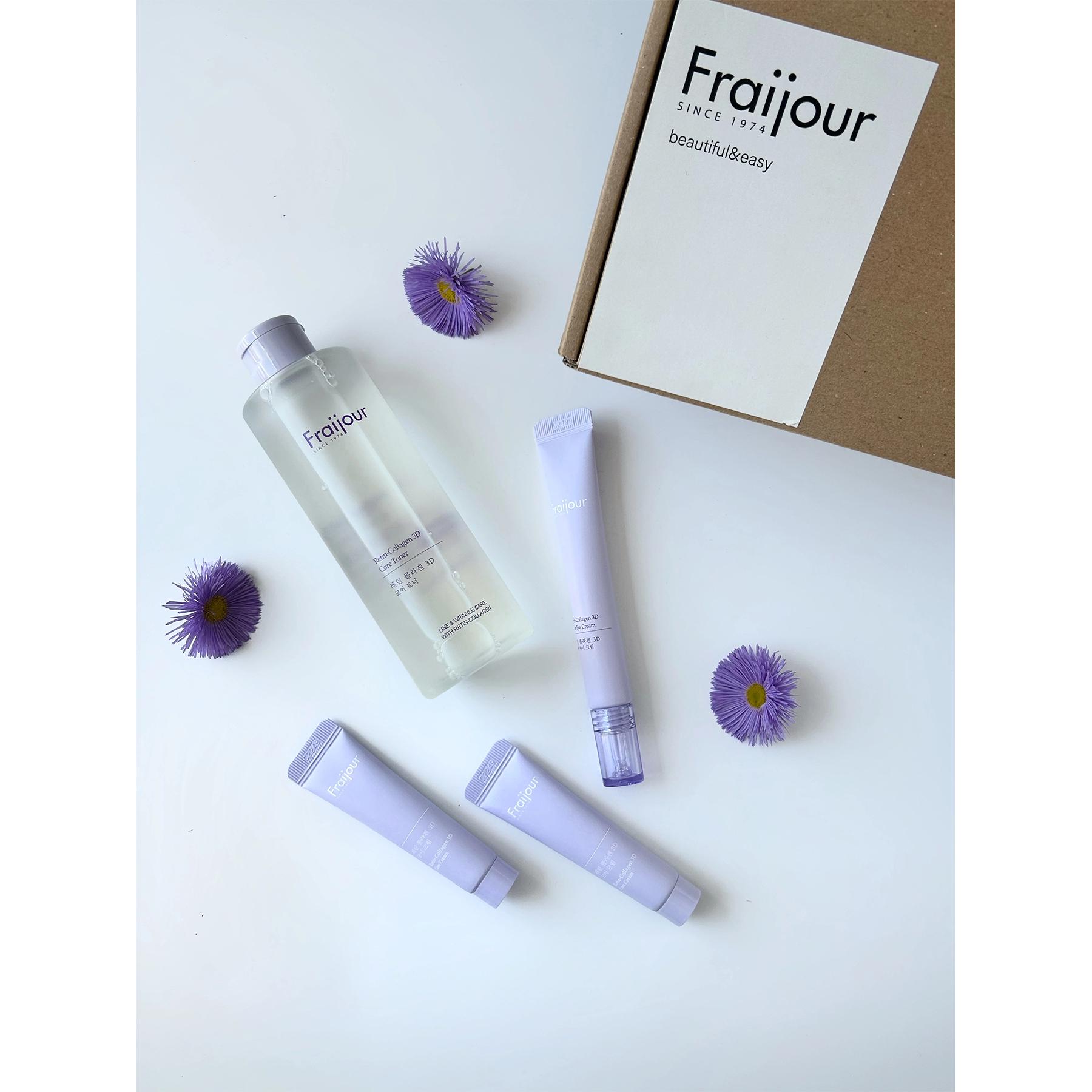 Набор базовый лифтинг и осветление Retin-Collagen 3D Core toner Fraijour 250 мл Eye cream 15 мл Cream 2х10 мл (8050600100017) - фото 3 Набор базовый лифтинг и осветление Retin-Collagen 3D Core toner Fraijour 250 мл Eye cream 15 мл Cream 2х10 мл (8050600100017) - фото 3