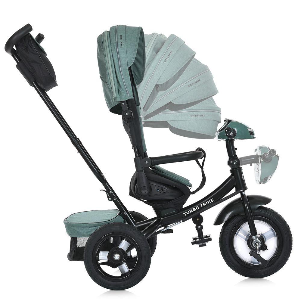 Дитячий велосипед триколісний Turbo Trike MT 1007 гумові колеса Мʼятний (400947194) - фото 2 Дитячий велосипед триколісний Turbo Trike MT 1007 гумові колеса Мʼятний (400947194) - фото 2