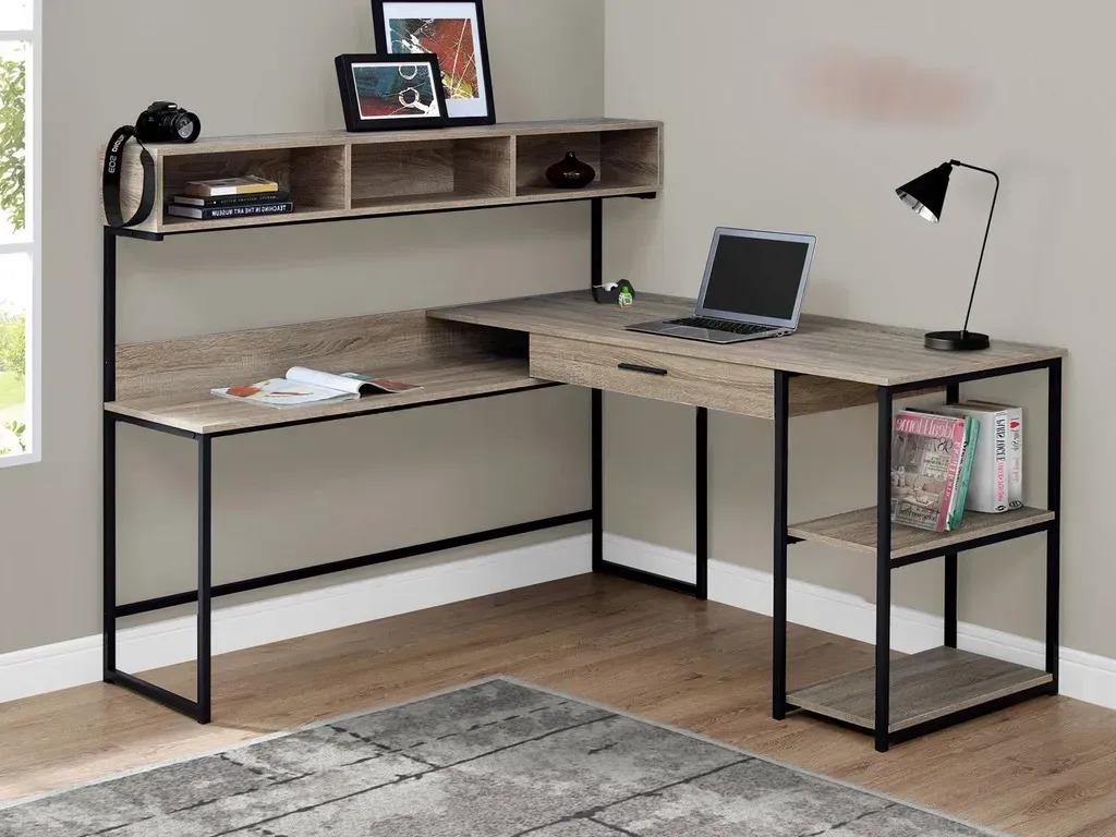 Стол компьютерный EcoLoft IN-2602 в стиле лофт 1500х1500 мм