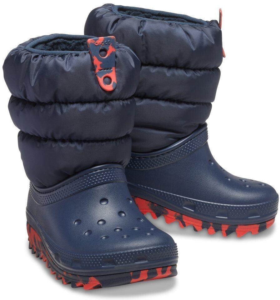Чоботи дитячі зимові Crocs Kids Classic Neo Puff Boot р. 3/34,5/22 см Dark Blue (207684)