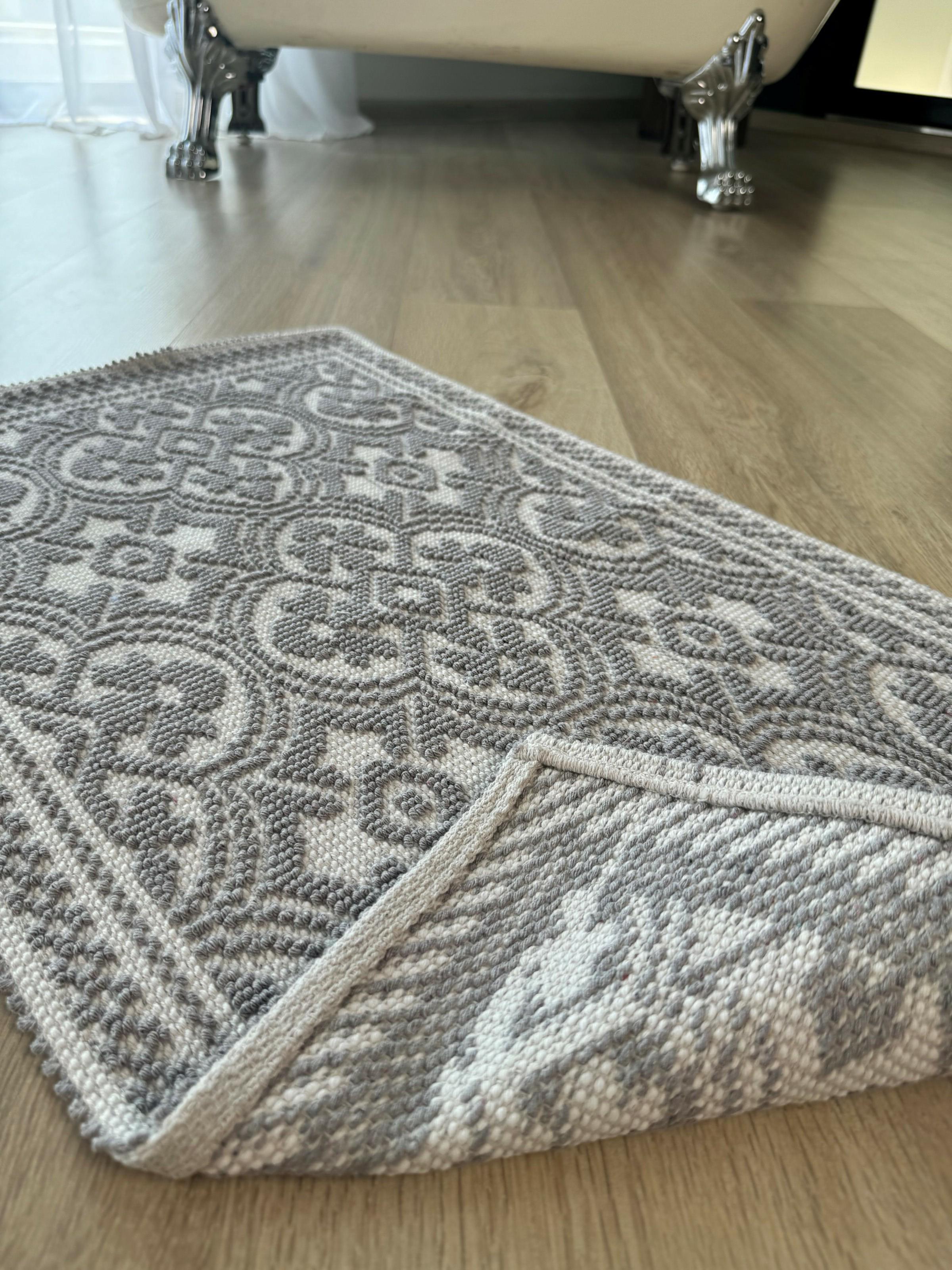 Коврик в ванную Tropichome Букле хлопковый 120x65 см (1437) - фото 7