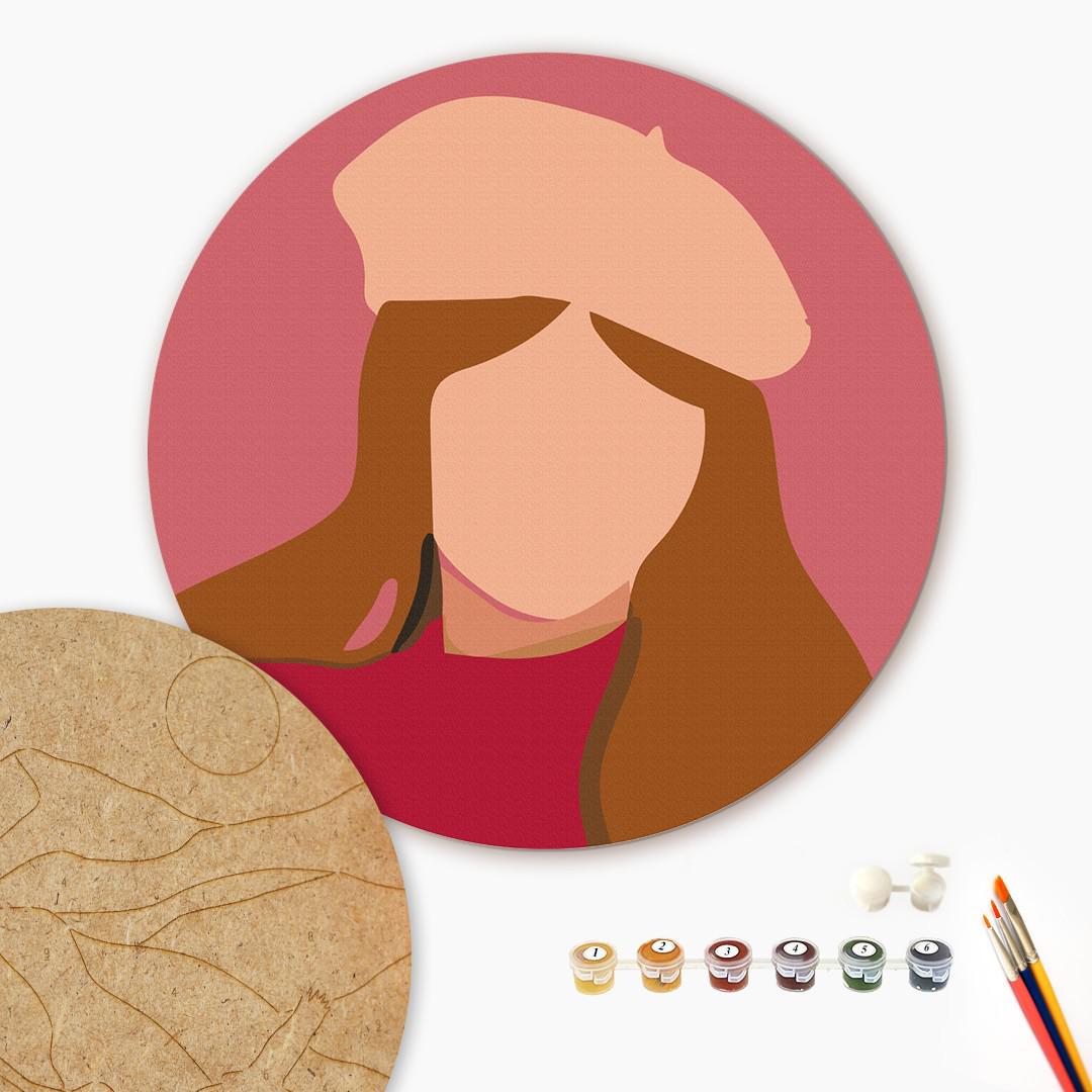 Картина по номерам Brushme Французский шарм 25 см (MDF25003)