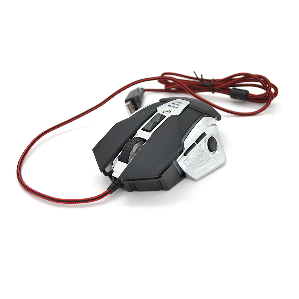 Компьютерная мышка проводная Jedel GM860 USB с подсветкой Черный (7318)