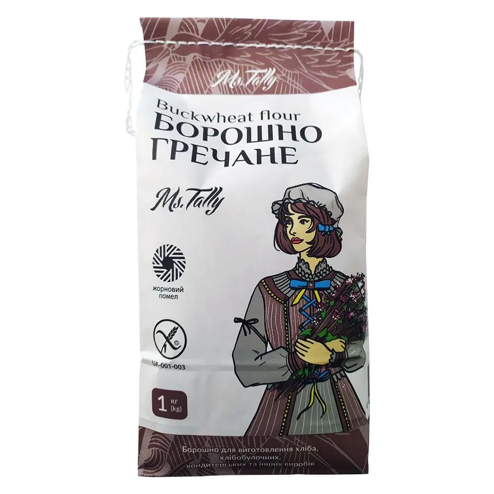 Мука гречневая без глютена Ms. Tally 1000 г Мука гречневая без глютена Ms. Tally 1000 г