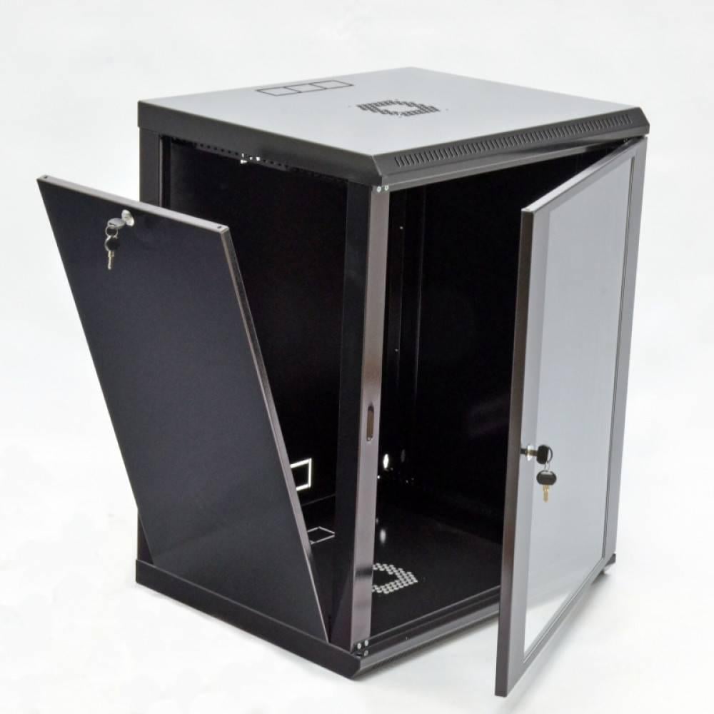 Шафа 15U економ акрилове скло 600x500x773 мм Чорний (43132)