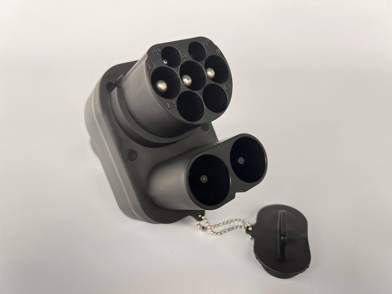 Адаптер CCS2 Тyре2 для быстрой зарядки Tesla (26435921) - фото 3