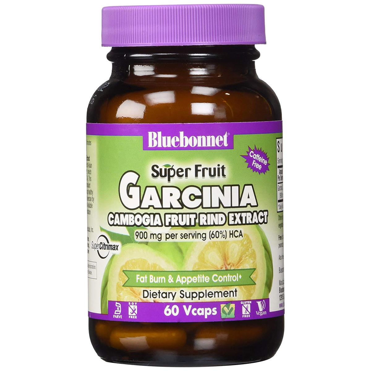 Гарцінія Bluebonnet Nutrition Super Fruit Garcinia Cambogia Fruit Rind Extract 60 Veg Caps