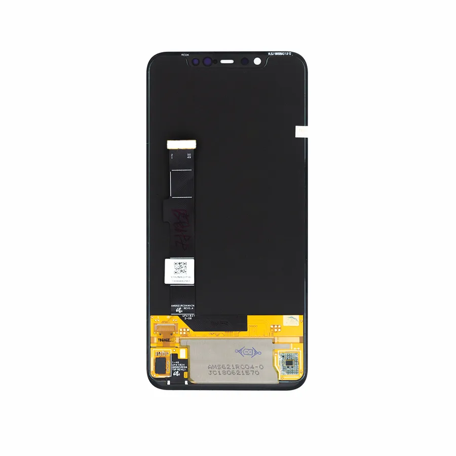 Дисплей для Xiaomi Mi 8 модуль в сборе с тачскрином OLED Черный (00-00005528) - фото 2