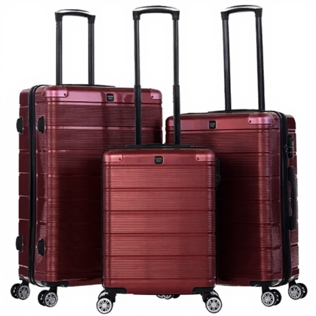 Комплект чемоданов на колесах CityShell Series 2 3 шт. Бордовый (2104619234)