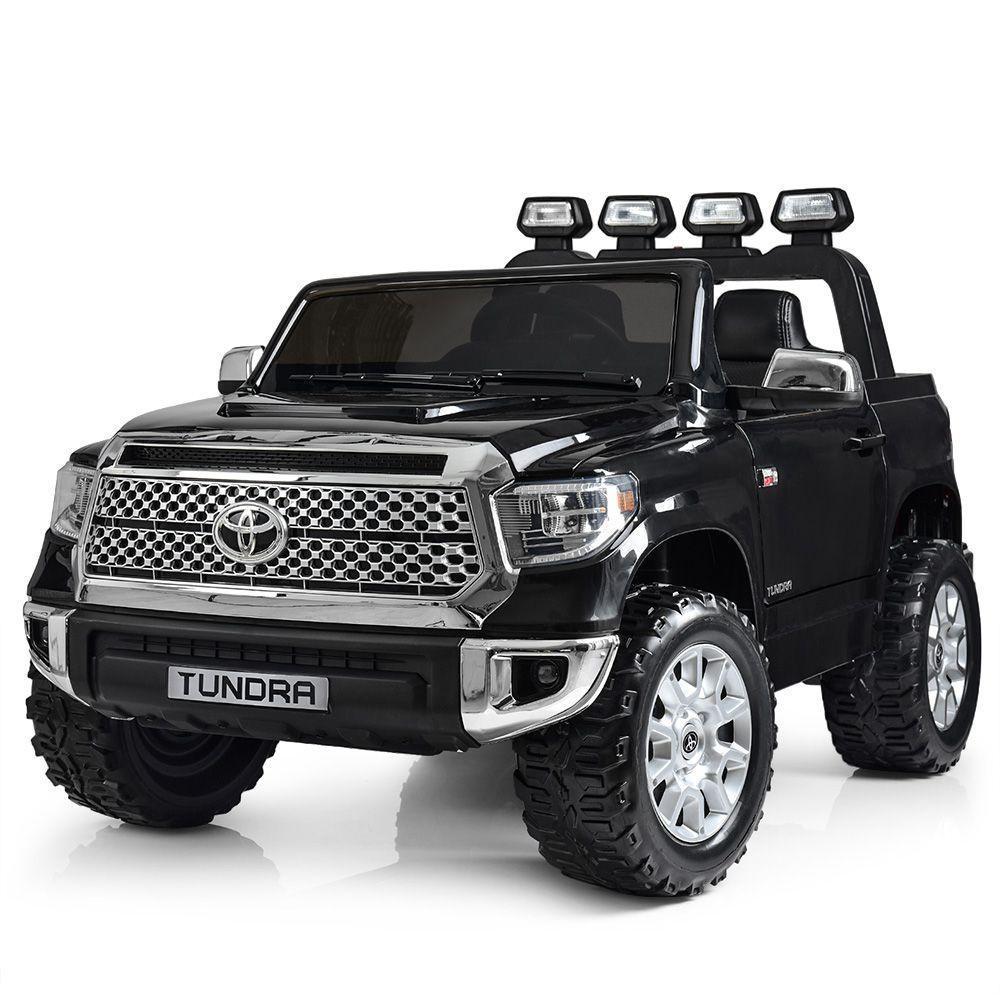 Джип-электромобиль Bambi Racer Toyota с багажником/музыкой/катафотами Черный (JJ2266AEBLR-2)