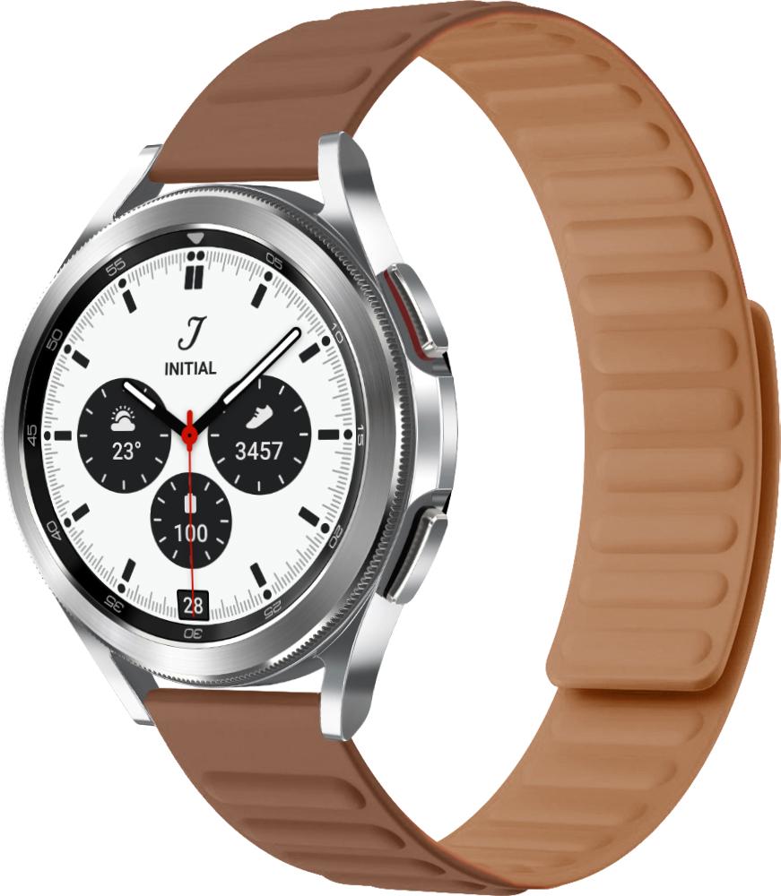 Ремешок Magneter для Galaxy Watch 4 Classic 42 мм Brown (26616-30)