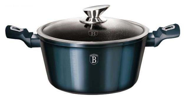 Каструля Berlinger Haus Aquamarine Edition 4,1 л з мармуровою крихтою (BH-1879)