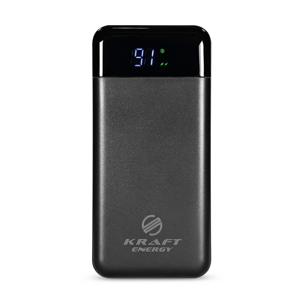 Повербанк Kraft KPB-2120FCL 22.5W QC 3.0 20000 mAh Black (43-00089) - фото 1