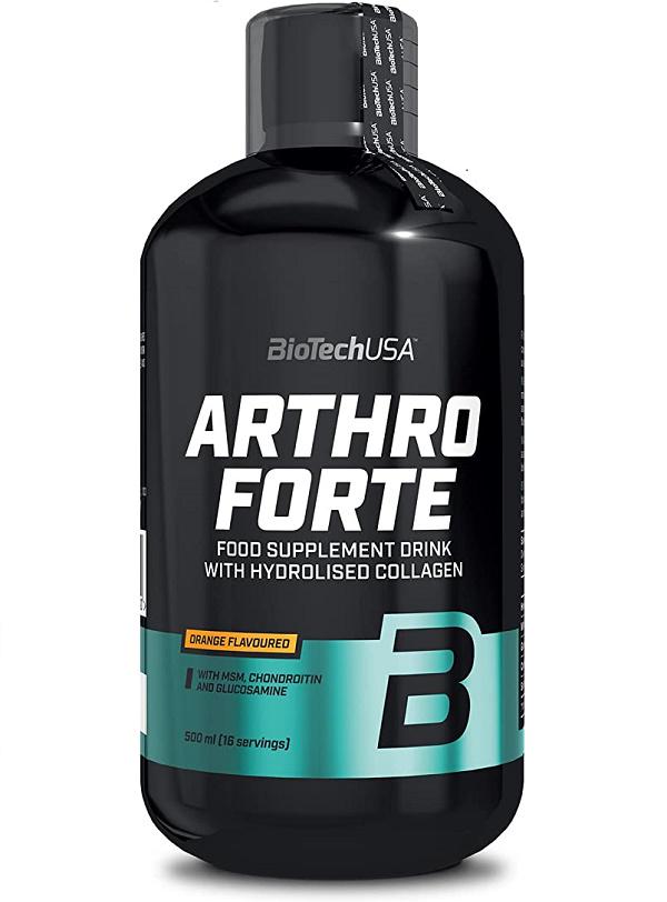 Хондропротектор для спорта BioTechUSA Arthro Forte Liquid 500 мл 16 порций Orange - фото 1