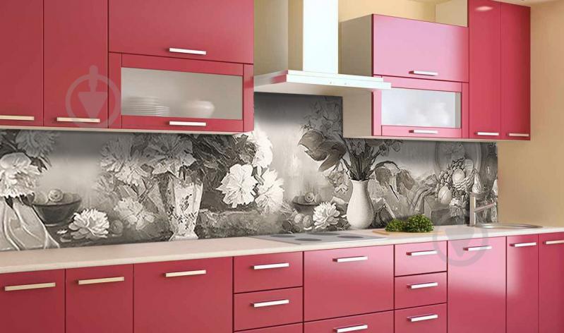 Наклейка виниловая кухонный фартук  Zatarga  "Пастельный Натюрморт"  600х2500 мм