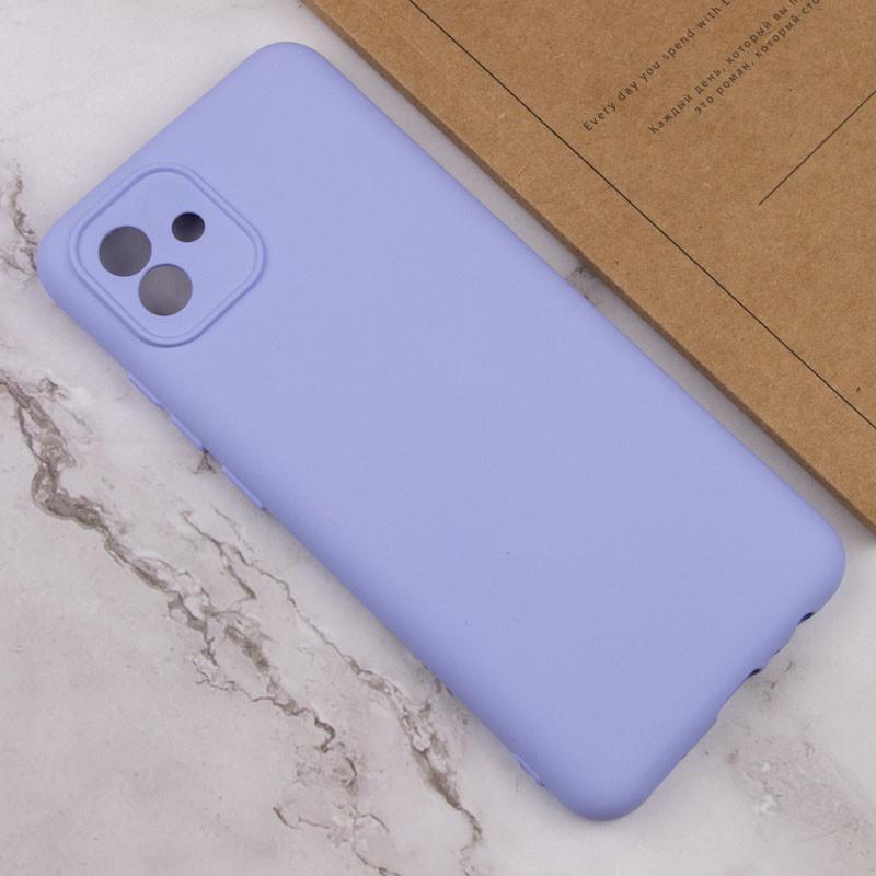 Протиударний Чохол Silicone Cover Lakshmi Full Camera (AAA) для Samsung Galaxy A04e Бузковий / Dasheen - фото 4