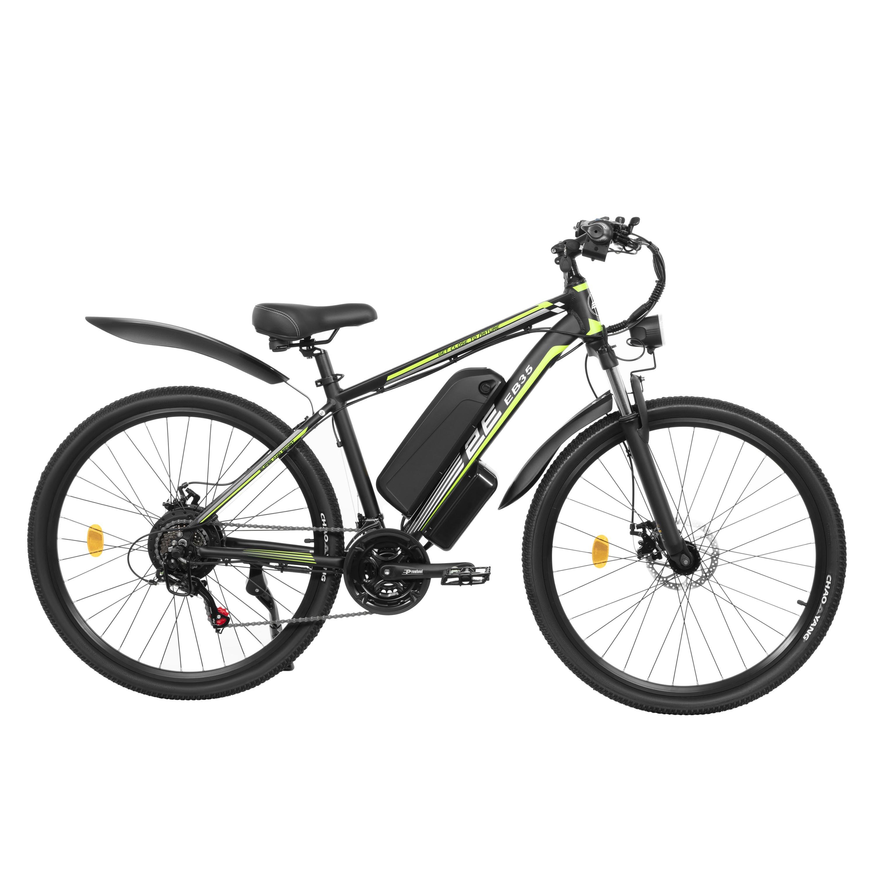 Електровелосипед 2E EB35 d коліс 27,5" 500 Вт Чорний із зеленим (5ab75c21)