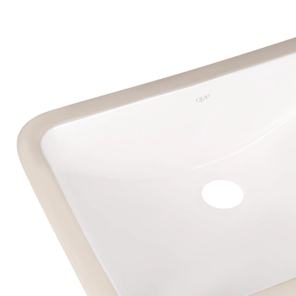 Раковина Qtap Stork врезная прямоугольная 530x370x200 мм White/донный клапан PU02O - фото 5 Раковина Qtap Stork врезная прямоугольная 530x370x200 мм White/донный клапан PU02O - фото 5