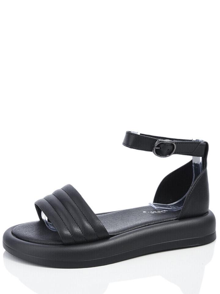 Босоножки кожаные Hengji GN295-1 р. 38 Черный - фото 2