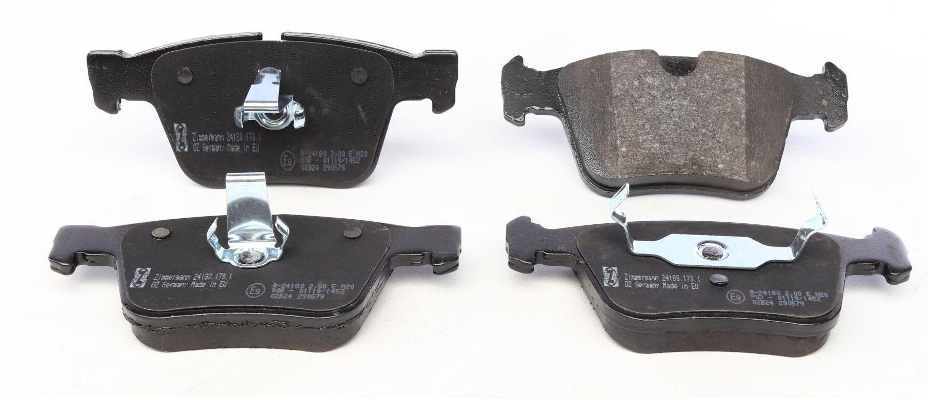 Колодки тормозные задние MB M-class W164/S-class W221/R-class W251/V251 06-13 Ate -24180.170.1 ZIMMERMANN