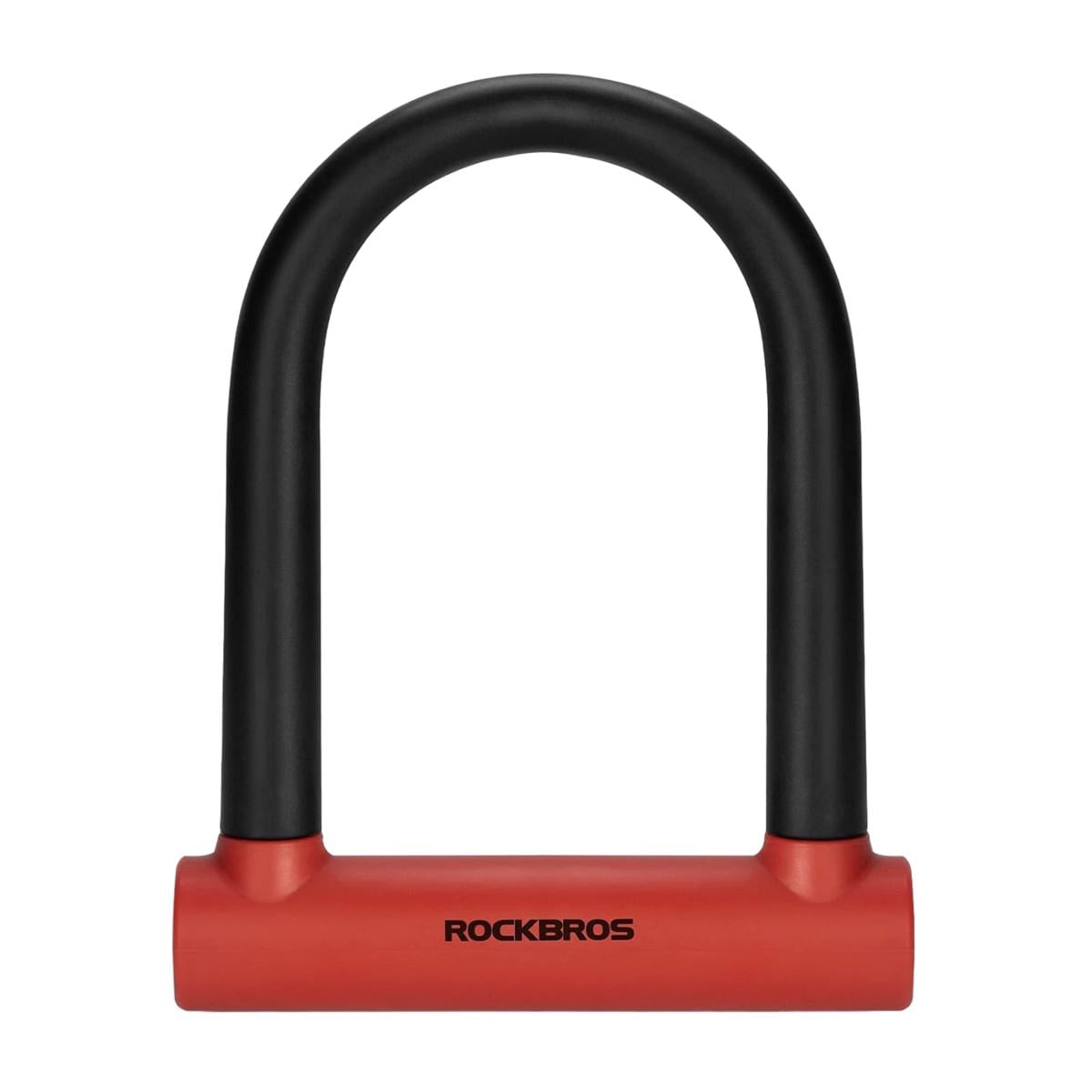 Замок велосипедний U-подібний ROCKBROS RKS610 Чорний з червоним (RB-RKS610-4753)